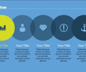 Process page business vector template 01