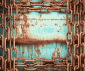 Rust metallic retor background vector 01