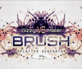 Splatter generator photoshop brushes