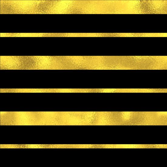 Striped golden with black vector background 02