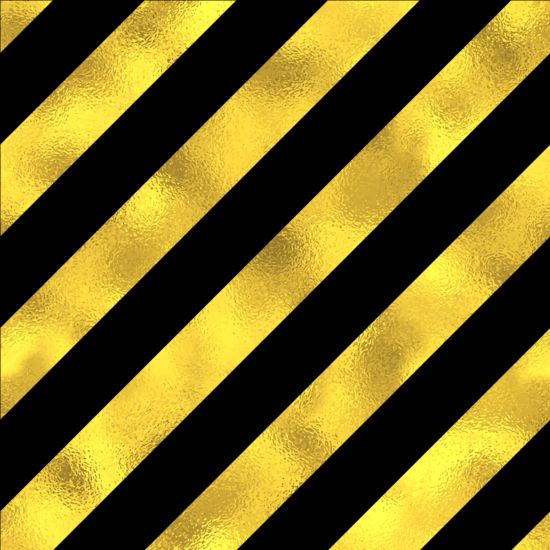 Striped golden with black vector background 03