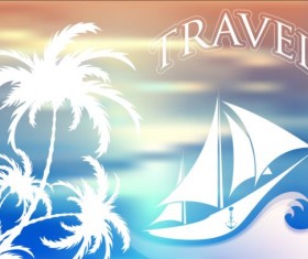 Summer holiday travel blurs background 02