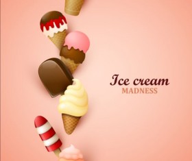 Sweet candy art background vector 04