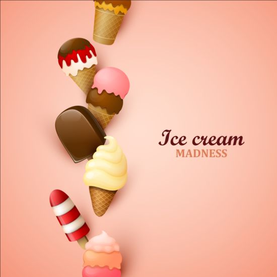Sweet candy art background vector 04