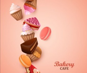 Sweet candy art background vector 06