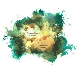 Troubled Ink photoshop brushes