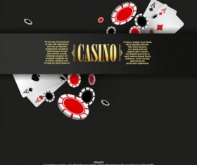Vector casino games background graphic 06
