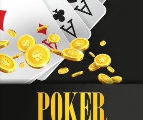 Vector casino games background graphic 08