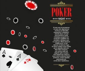 Vector casino games background graphic 12