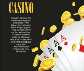Vector casino games background graphic 15