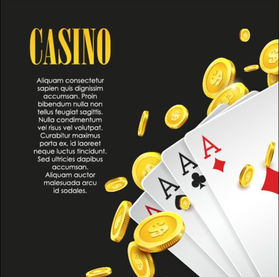 Vector casino games background graphic 15