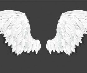 White wings vector material 02