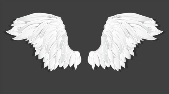 White wings vector material 02