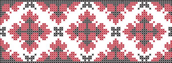 knitted fabric pattern border vector material set 19