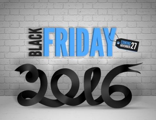 2016 Black friday background vectors material 08