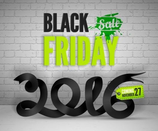 2016 Black friday background vectors material 09