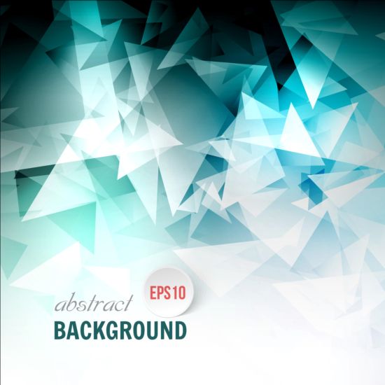 3D triangle modern vector background 01