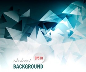 3D triangle modern vector background 02