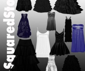 Beautiful Dress Photoshop Brushes