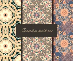 Beautiful decor seamless pattern vector 03