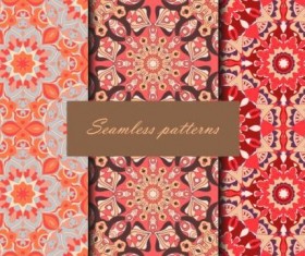 Beautiful decor seamless pattern vector 10