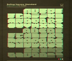 Betlog Square Standard fonts