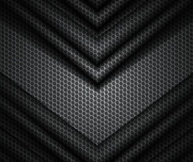 Black metal net vector background