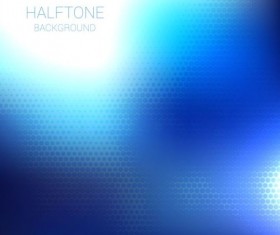 Blue halftone art background vector