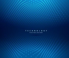Blue teachnology backgrounds modern vector 01