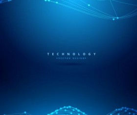Blue teachnology backgrounds modern vector 09