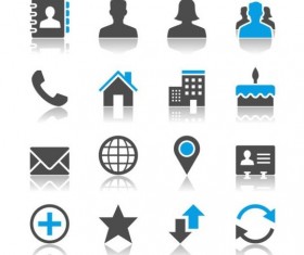 Blue with gray media icons 02