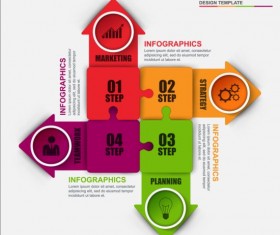 Business Infographic creative design 4387