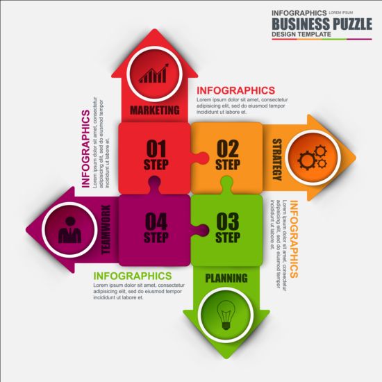 Business Infographic creative design 4387
