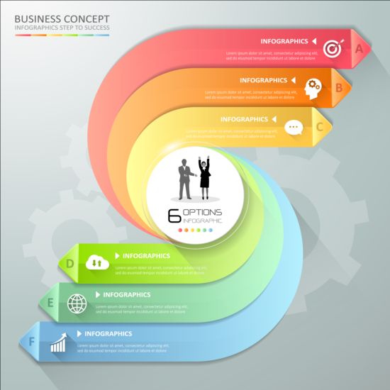 Business Infographic creative design 4389