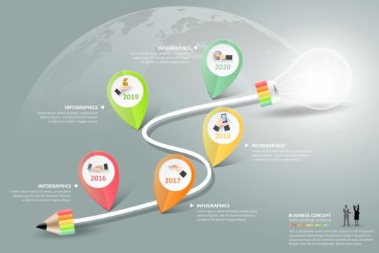 Business Infographic creative design 4435