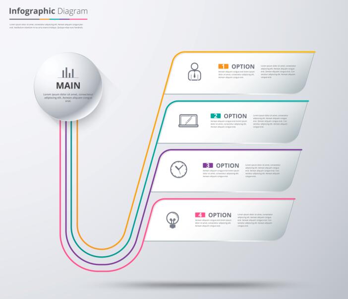 Business Infographic creative design 4445