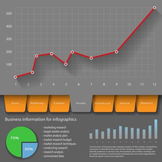 Business Infographic creative design 4452