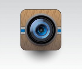 Camera application Icons creative design 03