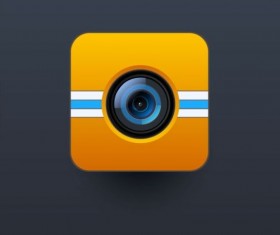 Camera application Icons creative design 05