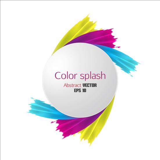 Color splash abstract background 02