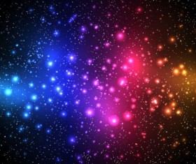 Colored halation background material vector