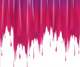 Colored paints drip background vector 03