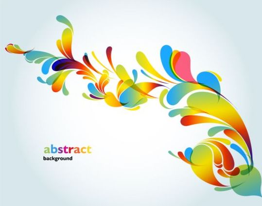 Colorful abstract background graphic vector free download