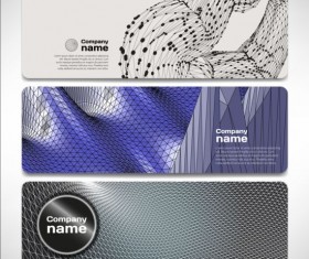Company banners modern creative vector set 05