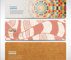 Company banners modern creative vector set 12