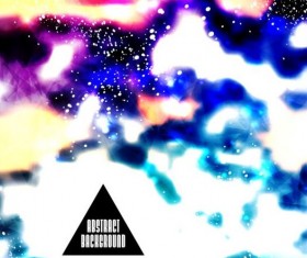 Complicated light dots with triangle background vector 03