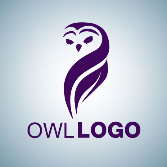 Creative owl logo design vector 02 free download