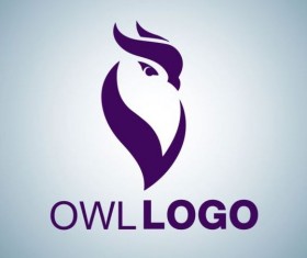 Creative owl logo design vector 04