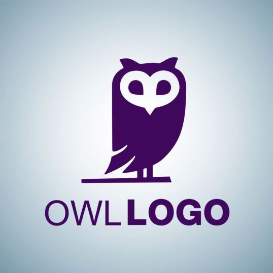 Creative owl logo design vector 07