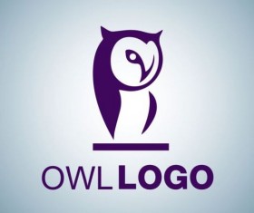 Creative owl logo design vector 08